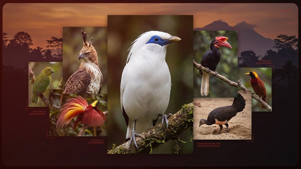 Kolase burung endemik Indonesia yang terancam punah